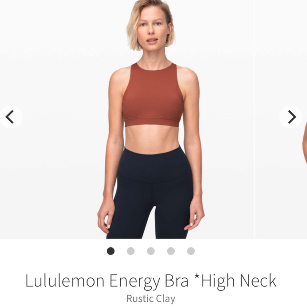 Lululemon high neck energy bra